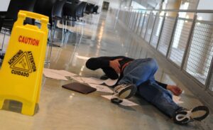 injured in a slip and fall